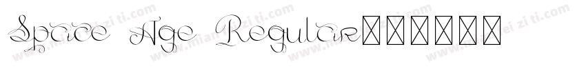 Space Age Regular字体转换